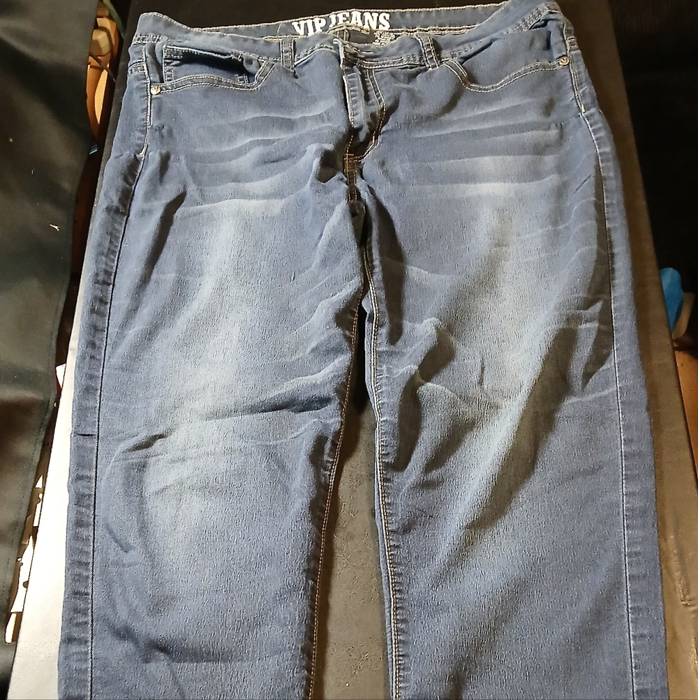 Vip Jean Dark Blue Denim Jean Size 17/18